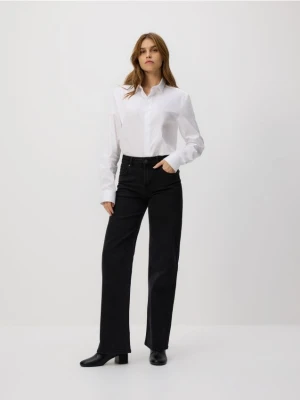 Reserved - Jeansy straight - czarny