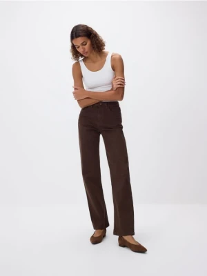 Reserved - Jeansy straight - dark grey jeans