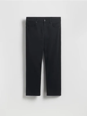 Reserved - Jeansy straight fit - czarny