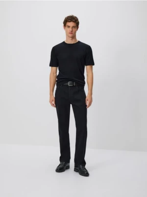 Reserved - Jeansy straight fit - czarny