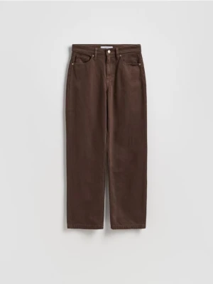 Reserved - Jeansy straight fit - dark grey jeans