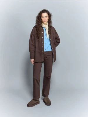 Reserved - Jeansy straight fit - dark grey jeans