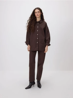 Reserved - Jeansy straight fit - dark grey jeans