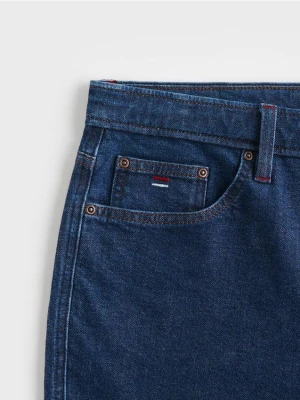 Reserved - Jeansy straight fit - granatowy