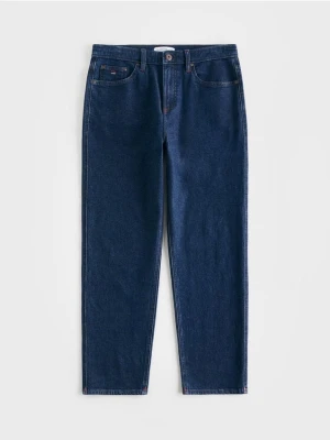 Reserved - Jeansy straight fit - granatowy
