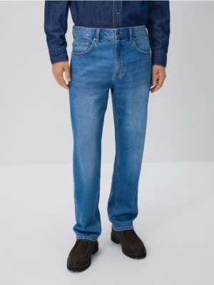 Reserved - Jeansy straight fit - niebieski
