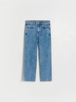 Reserved - Jeansy straight fit - niebieski