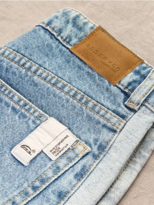 Reserved - Jeansy straight fit - niebieski