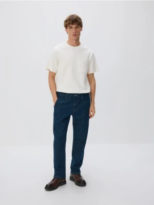Reserved - Jeansy straight fit - niebieski
