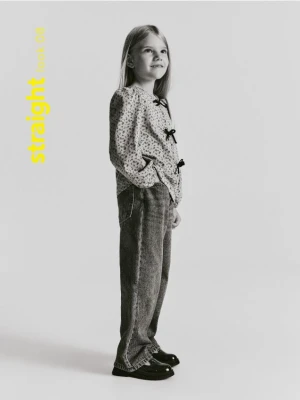 Reserved - Jeansy straight fit - niebieski