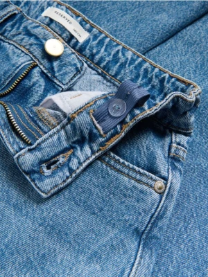 Reserved - Jeansy straight fit - niebieski