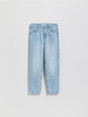 Reserved - Jeansy straight fit - niebieski