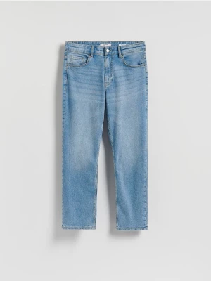 Reserved - Jeansy straight fit - niebieski