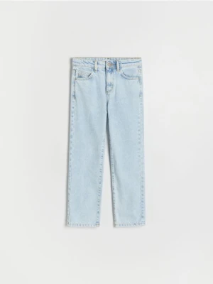Reserved - Jeansy straight fit - niebieski