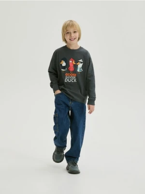 Reserved - Jeansy straight fit - niebieski