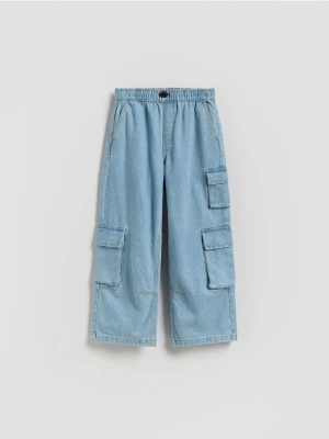 Zdjęcie produktu Reserved - Jeansy straight fit - niebieski