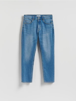 Reserved - Jeansy straight fit - niebieski