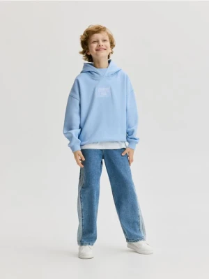 Reserved - Jeansy straight fit - niebieski