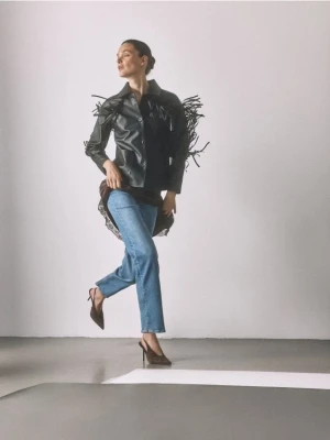 Reserved - Jeansy straight fit - niebieski