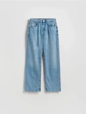 Reserved - Jeansy straight fit - niebieski