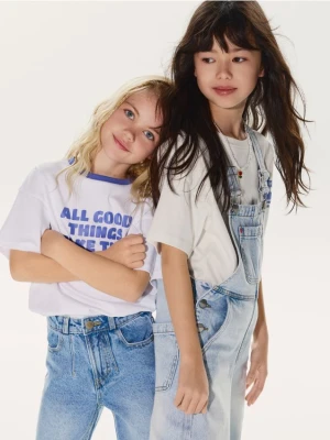 Reserved - Jeansy straight fit - niebieski