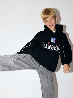 Reserved - Jeansy straight fit - szary