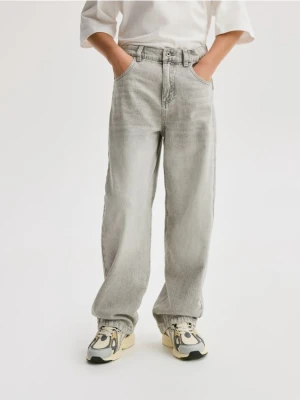 Reserved - Jeansy straight - jasnoszary