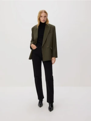 Reserved - Jeansy straight leg - czarny