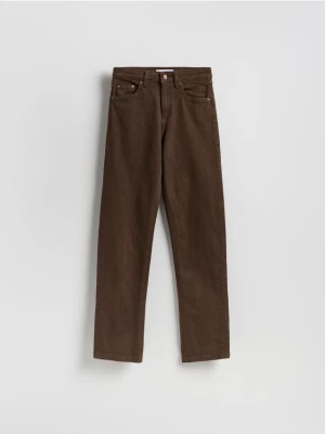 Reserved - Jeansy straight leg - dark grey jeans