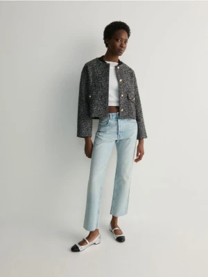 Reserved - Jeansy straight leg - niebieski