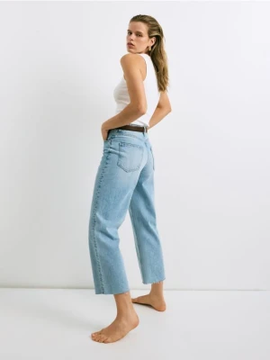 Reserved - Jeansy straight leg - niebieski