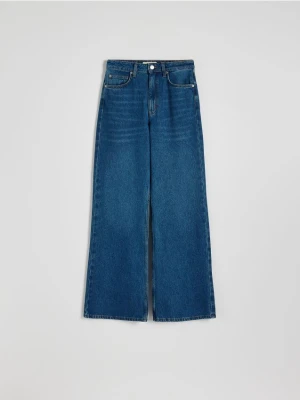 Reserved - Jeansy straight - niebieski