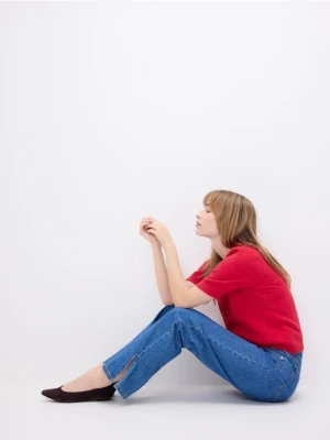 Reserved - Jeansy straight - niebieski