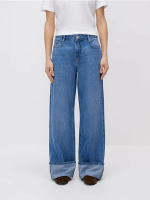 Reserved - Jeansy straight - niebieski