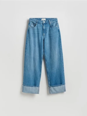 Reserved - Jeansy straight - niebieski