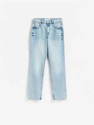 Reserved - Jeansy straight slim - niebieski