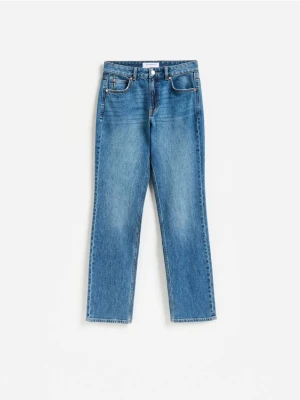 Reserved - Jeansy straight slim - niebieski