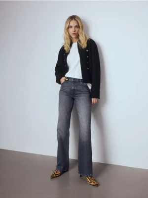 Reserved - Jeansy straight - szary