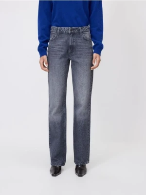 Reserved - Jeansy straight - szary