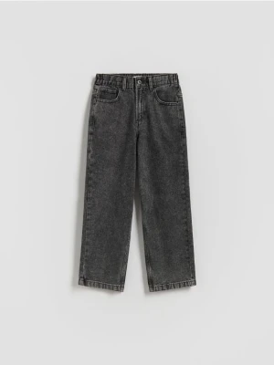 Reserved - Jeansy straight - szary