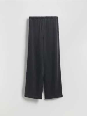 Reserved - Jeansy straight z lyocellem - szary