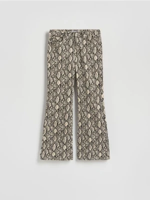 Reserved - Jeansy w zwierzęcy wzór - wielobarwny