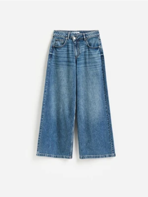 Reserved - Jeansy wide leg - indigo jeans