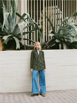 Zdjęcie produktu Reserved - Jeansy wide leg - niebieski