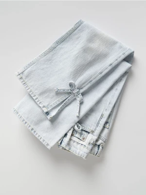 Zdjęcie produktu Reserved - Jeansy z kokardkami - niebieski