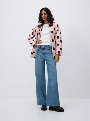 Reserved - Jeansy z paskiem - niebieski