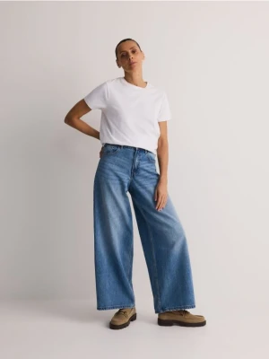 Reserved - Jeansy z szerokimi nogawkami - niebieski