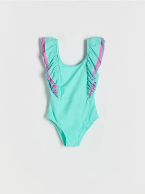 Reserved - Jednoczęściowy strój kąpielowy - jasnoturkusowy
