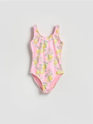 Reserved - Jednoczęściowy strój kąpielowy - różowy