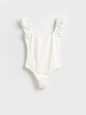 Reserved - Jednoczęściowy strój plażowy - biały